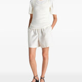Tan top, full body view