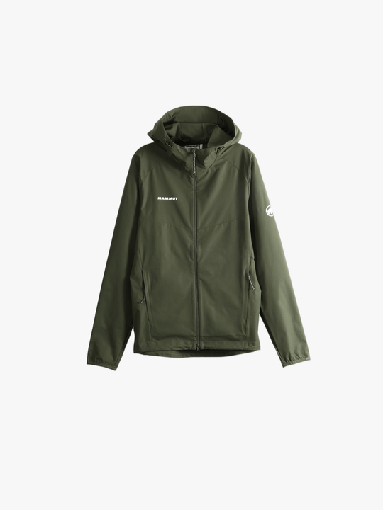 Green jacket, front view