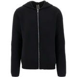 Black hoodie, front view