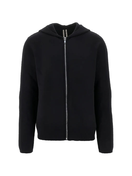 Black hoodie, front view