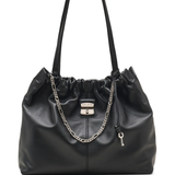 black bag, front view