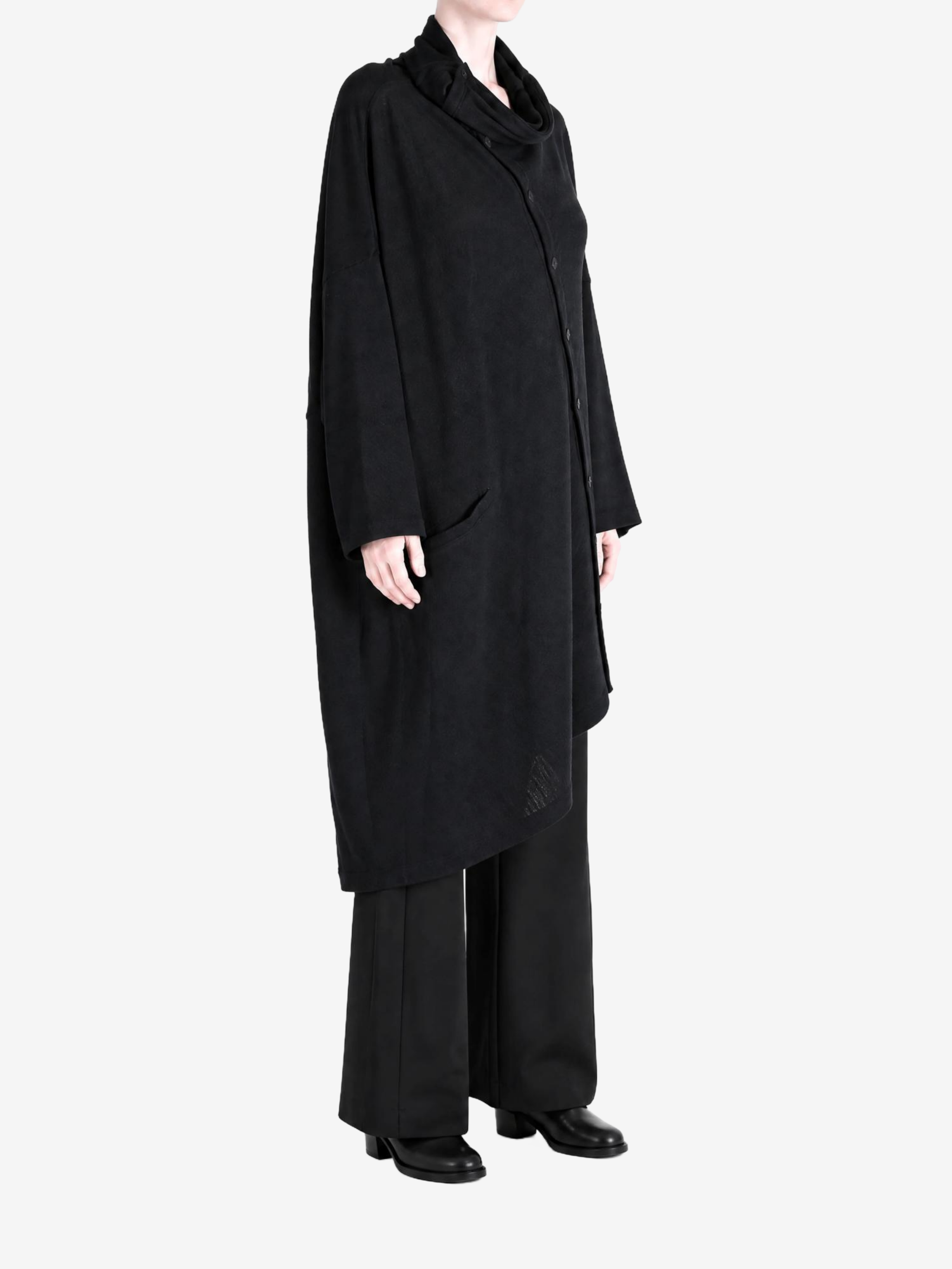 Black jacket, front view