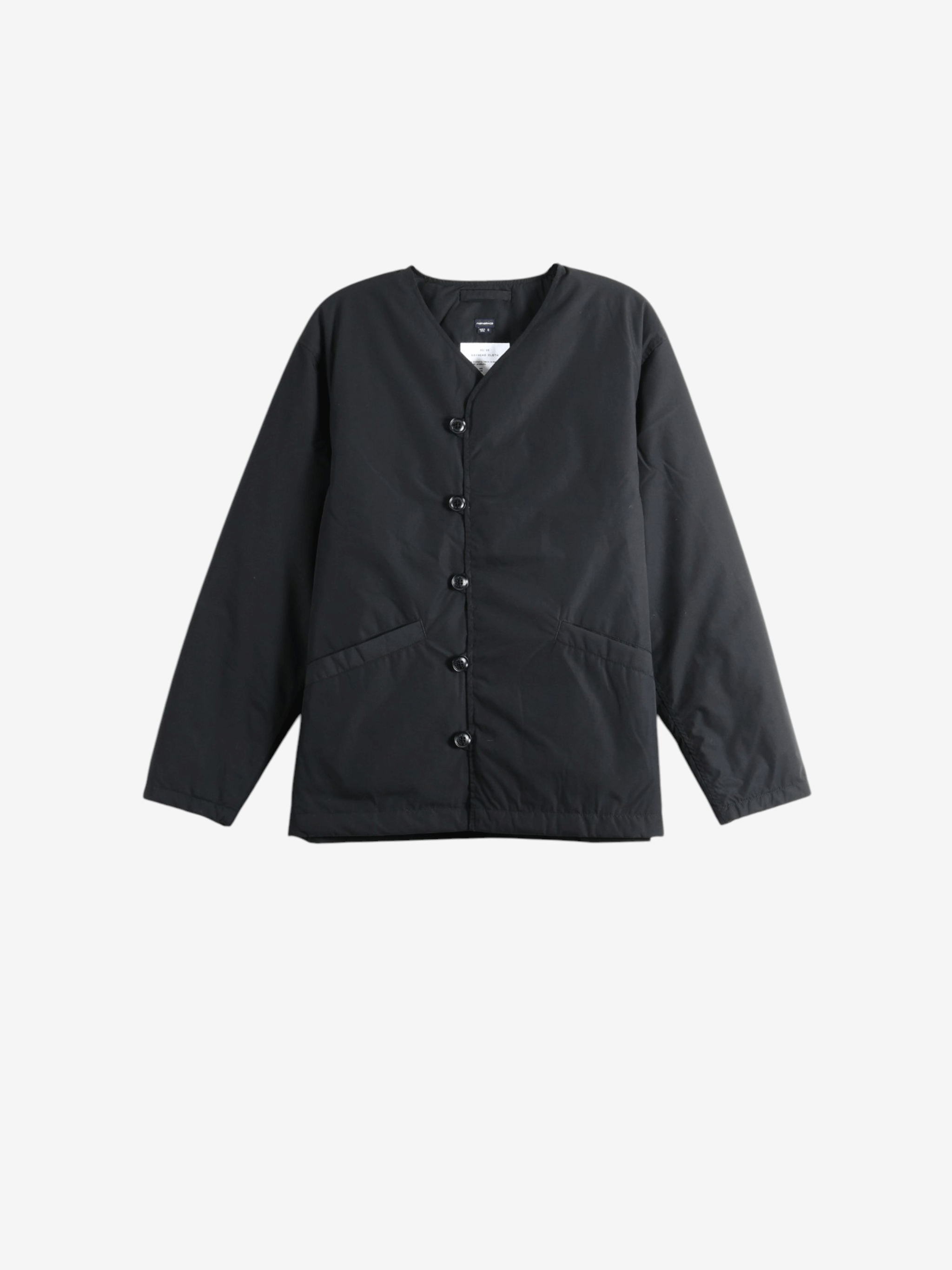Black knitwear, front view