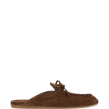 Brown shoes, front view