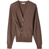 Brown knitwear, front view