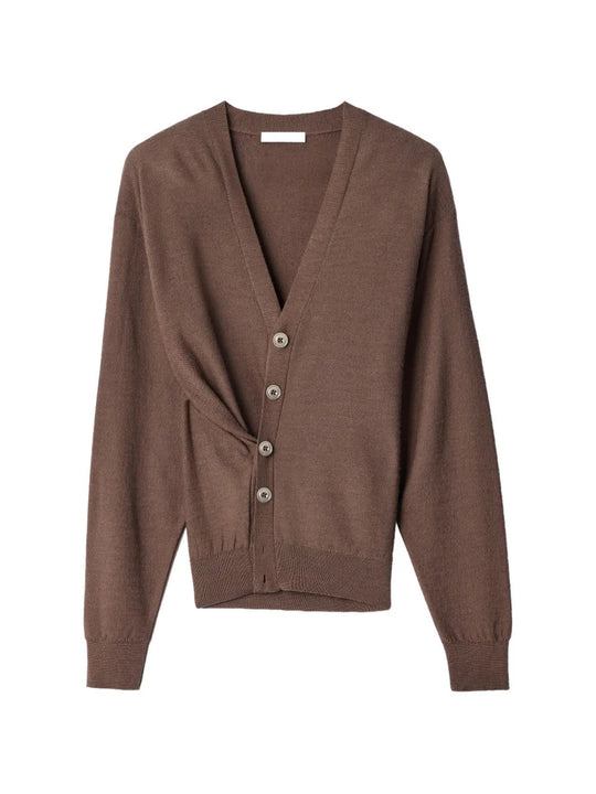 Brown knitwear, front view