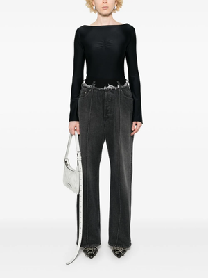 ALAINPAUL - Women Denim Elasticated Pant