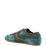 Green shoes, side view