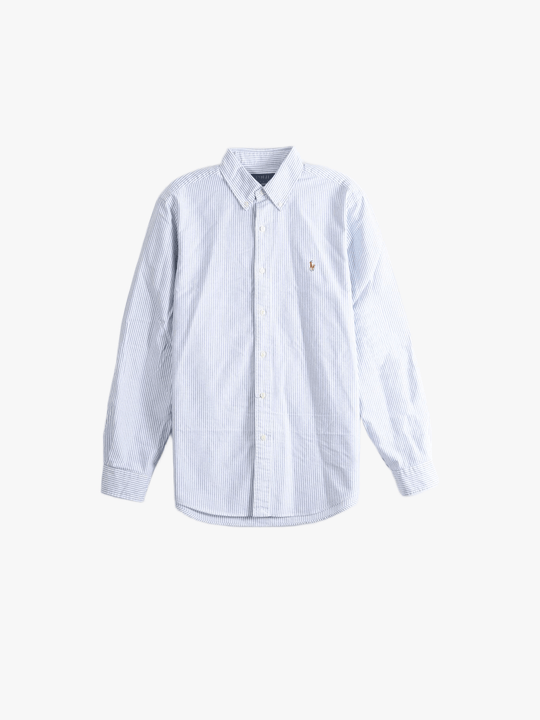 Blue shirt, front view