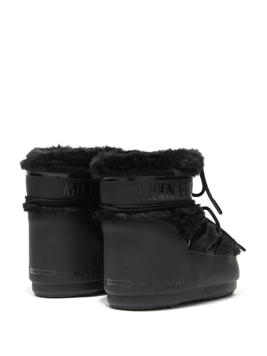 Black boots, side view