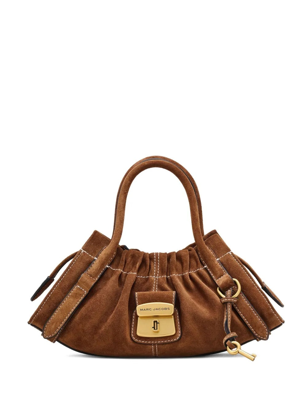Brown handbag,front view