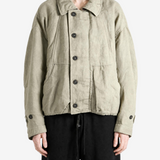 Tan jacket, front view
