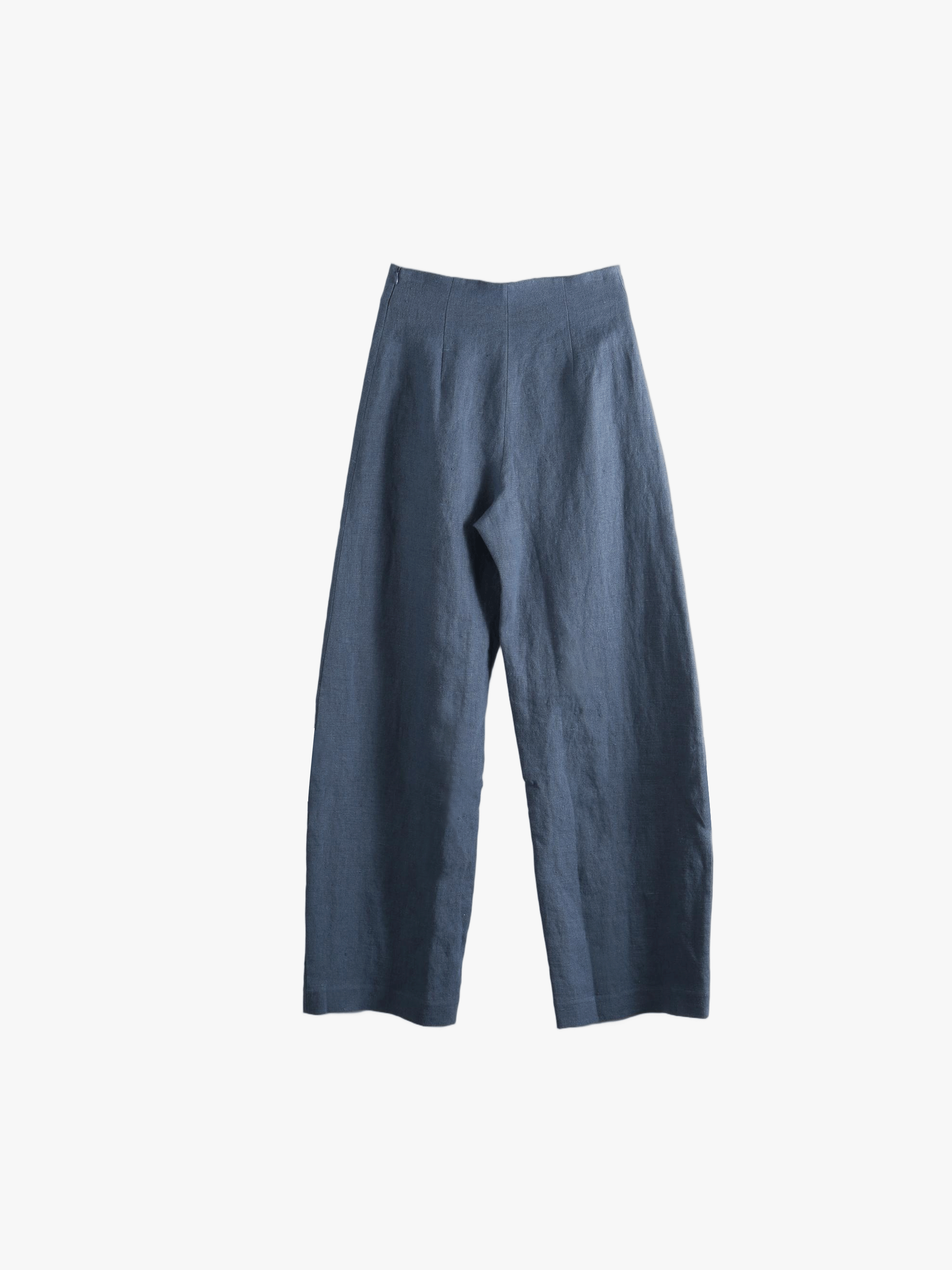 Blue pants, front view