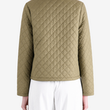 Green jacket, full body view