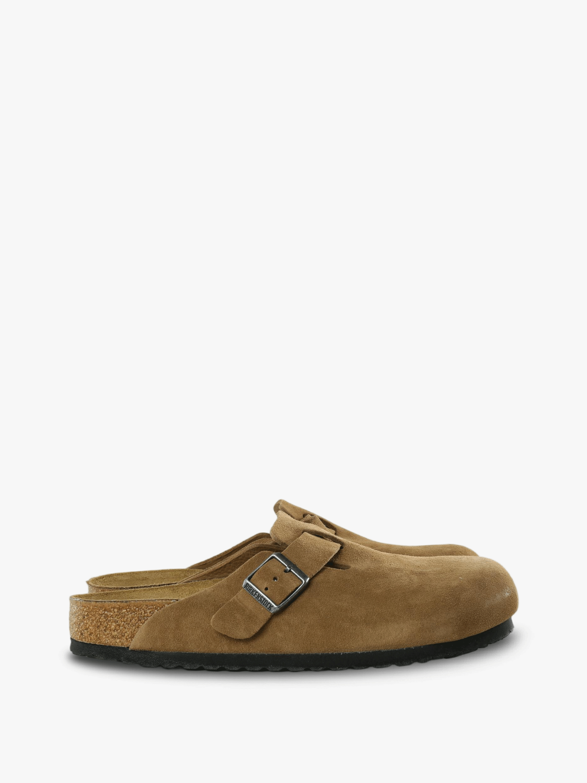 Tan sandals, front view
