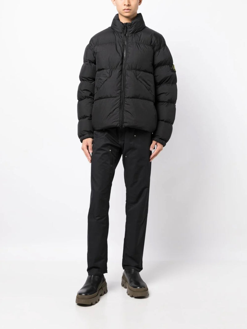 Black stone island down jacket Clearance