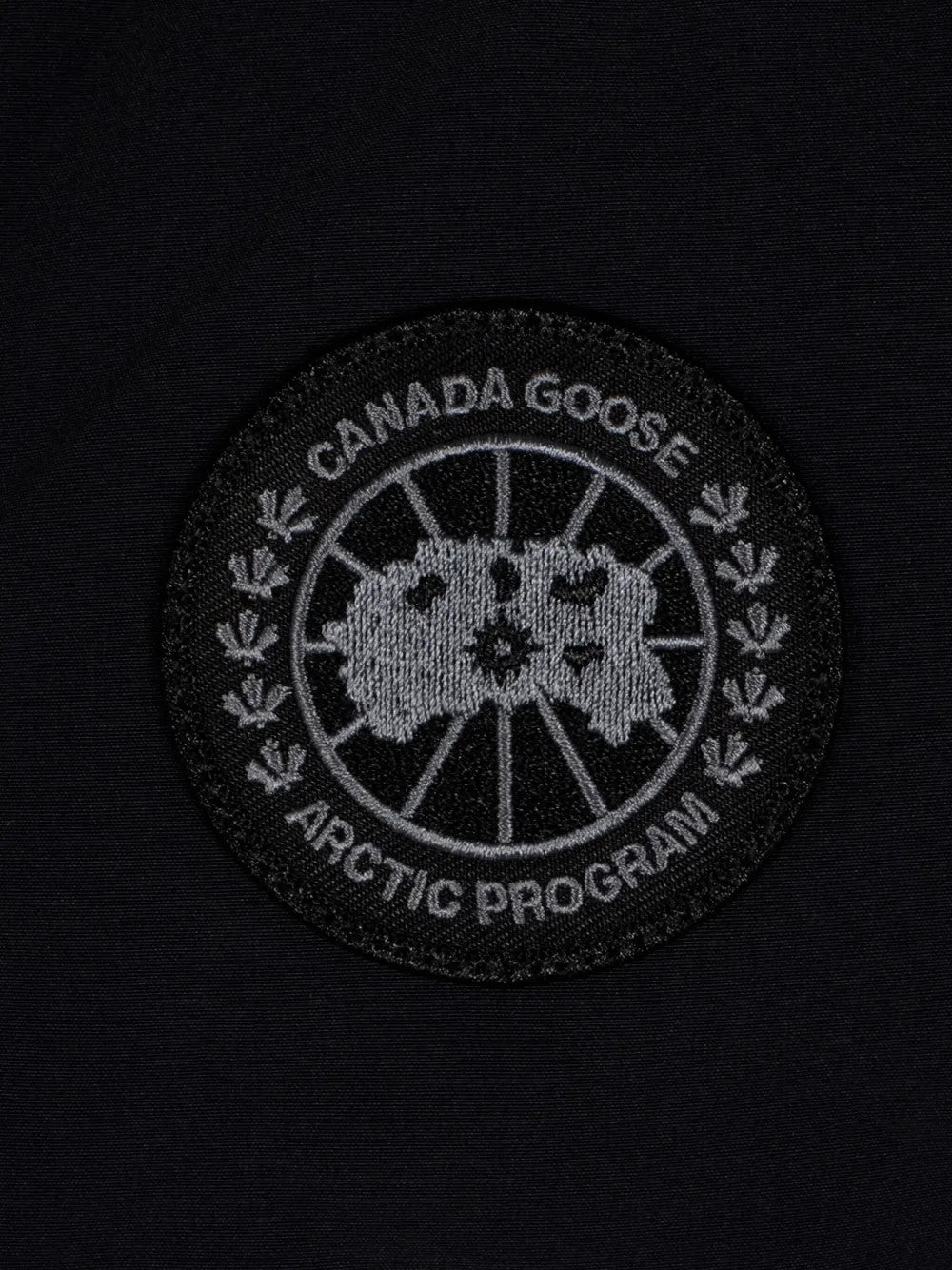 Close up of Black jacket, showing detail