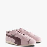 Pink shoes, front view