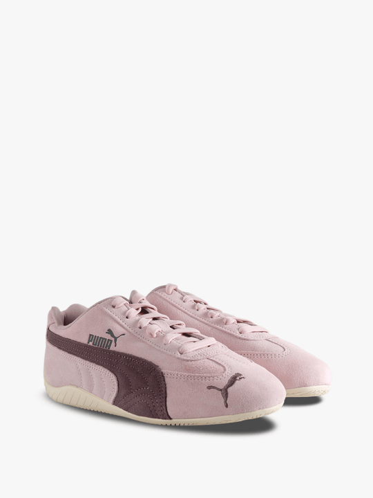 Pink shoes, front view