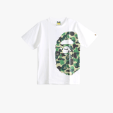 White t-shirt, front view