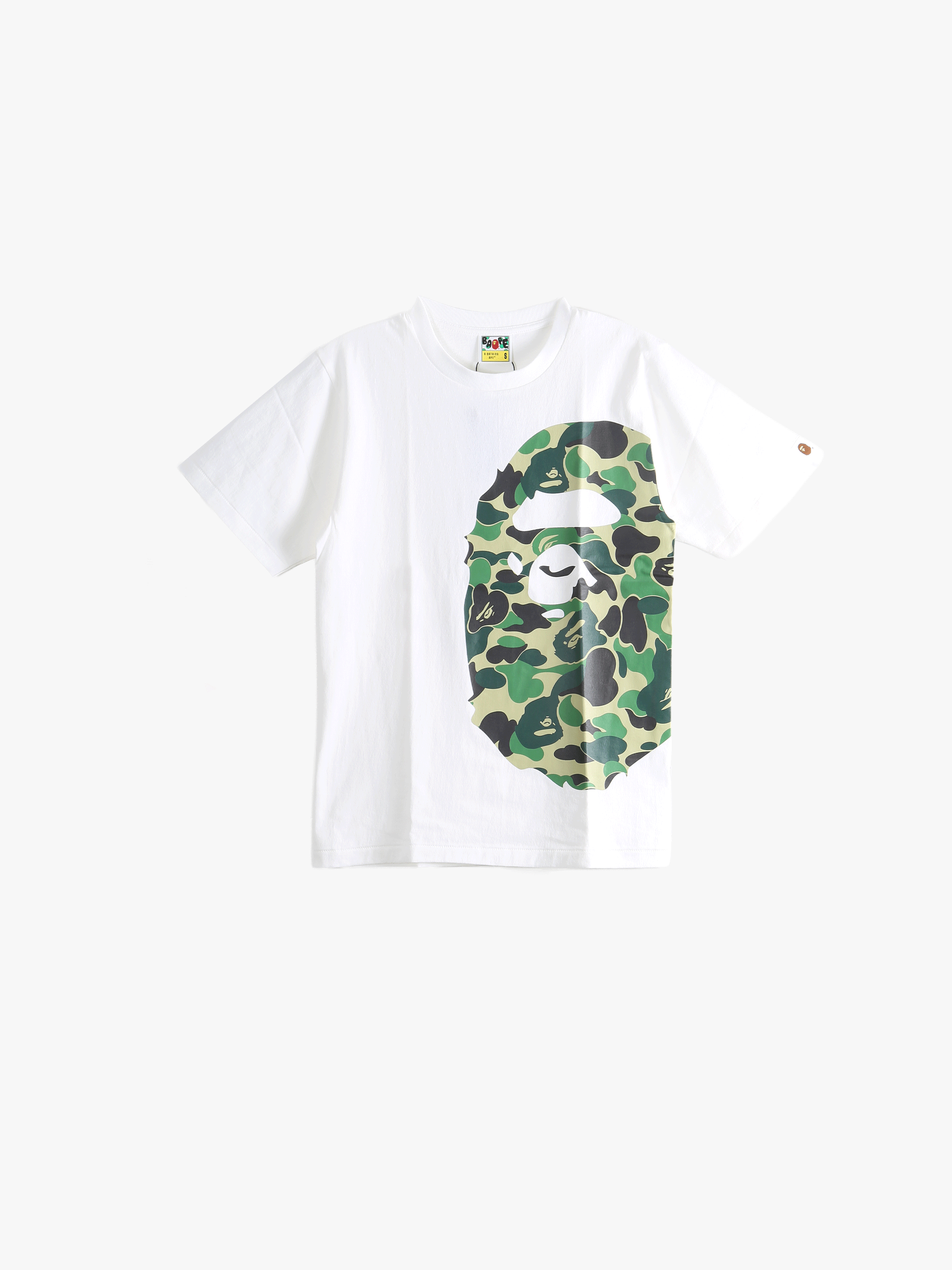 White t-shirt, front view
