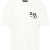 White knitwear, front view