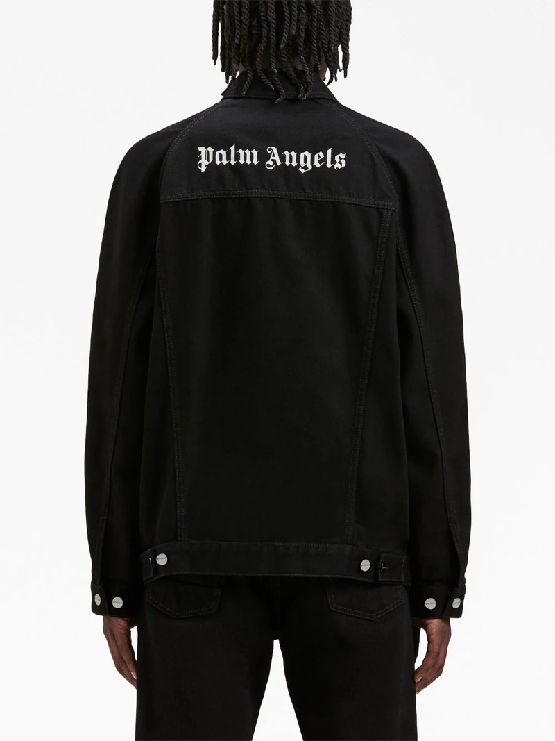 PALM ANGELS Men BW Logo Denim Jacket – Atelier New York