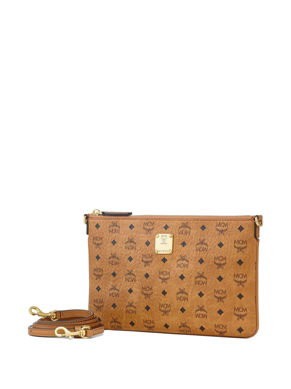 Tan bag, front view