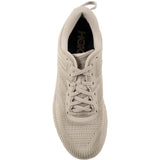 Tan shoes, front view