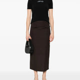 Black shirt, full body view