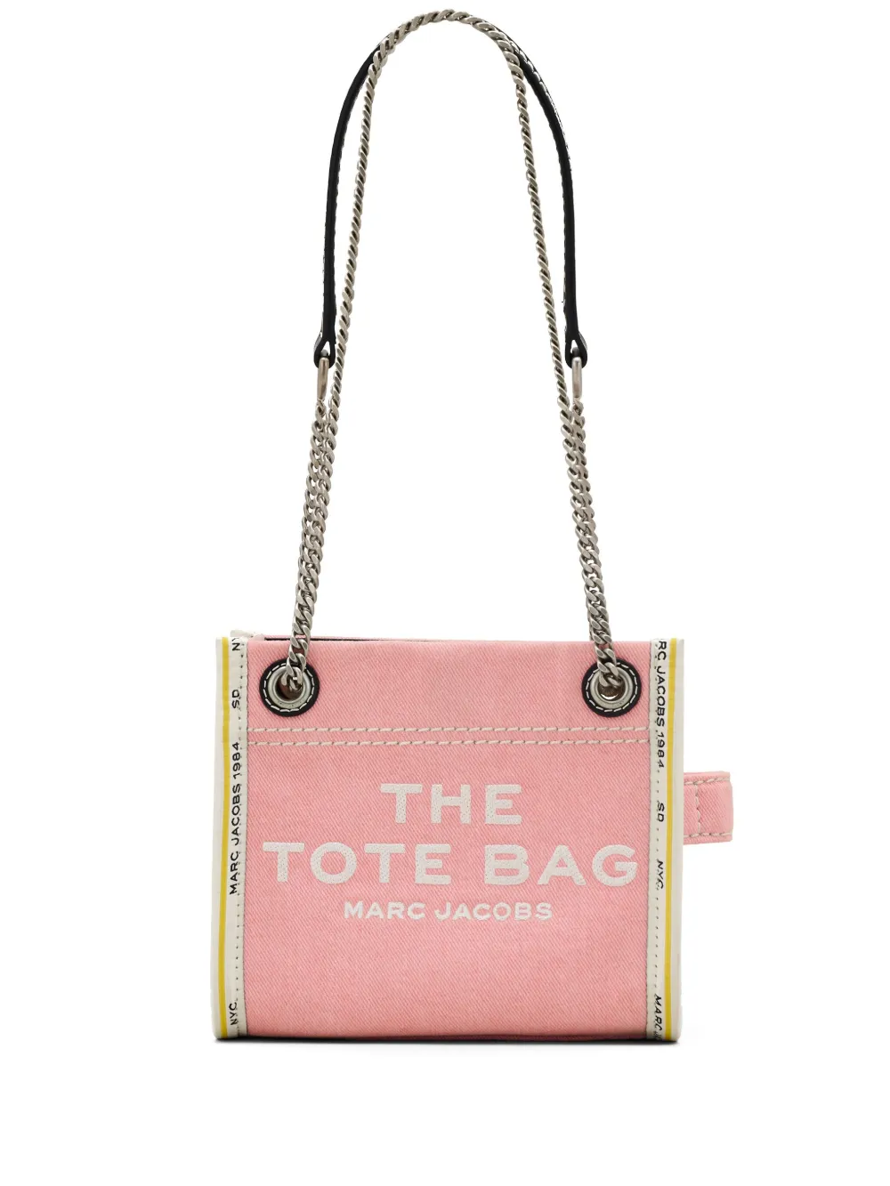 Pink bags, front view