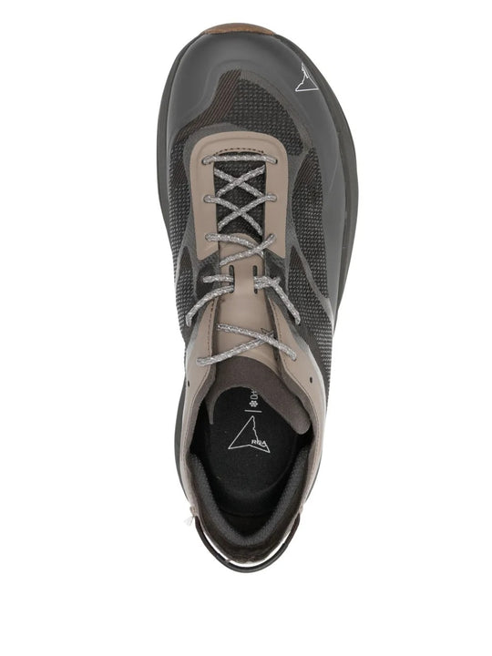 Brown sneaker, top view