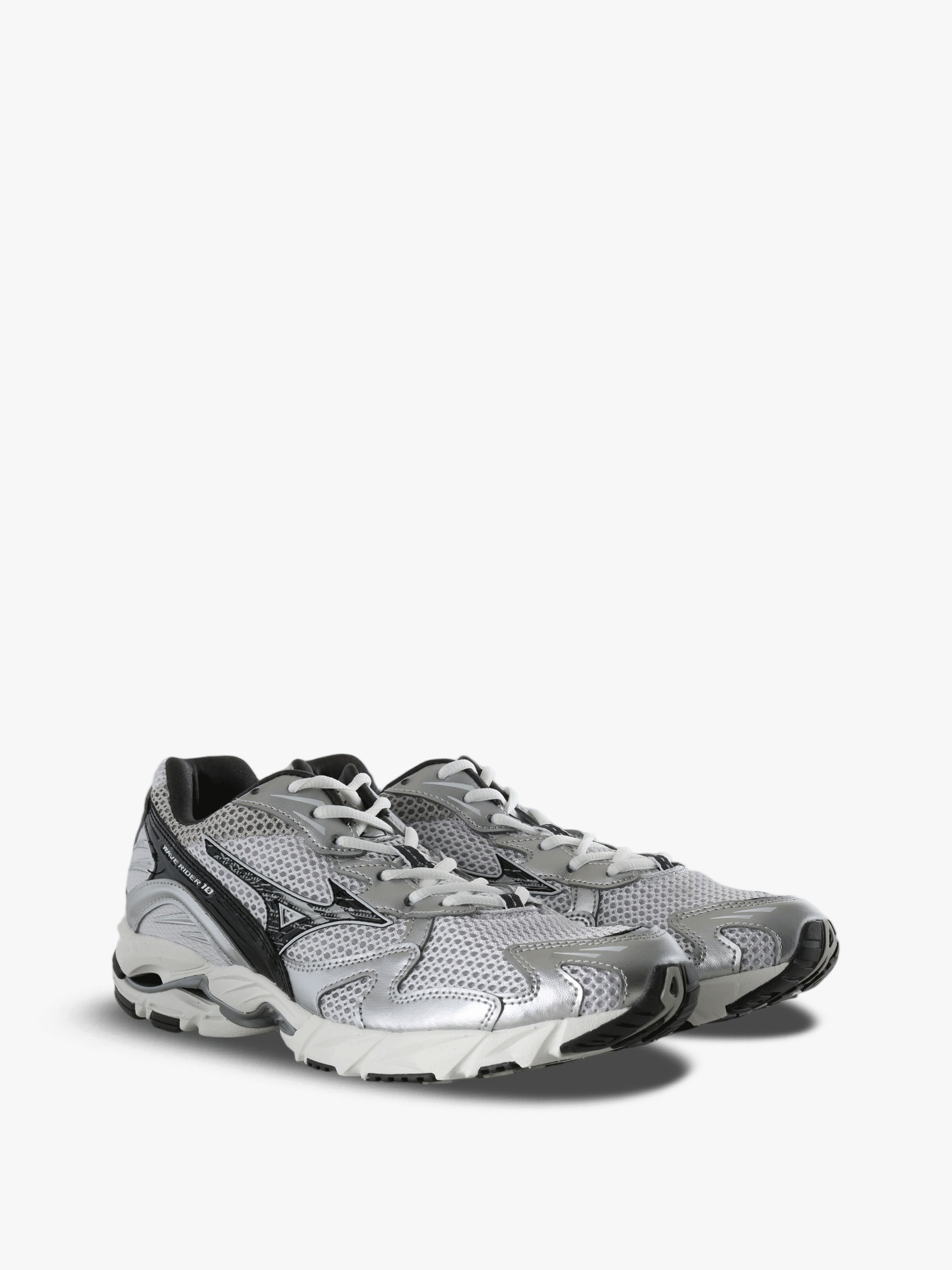 Grey shoes, front view