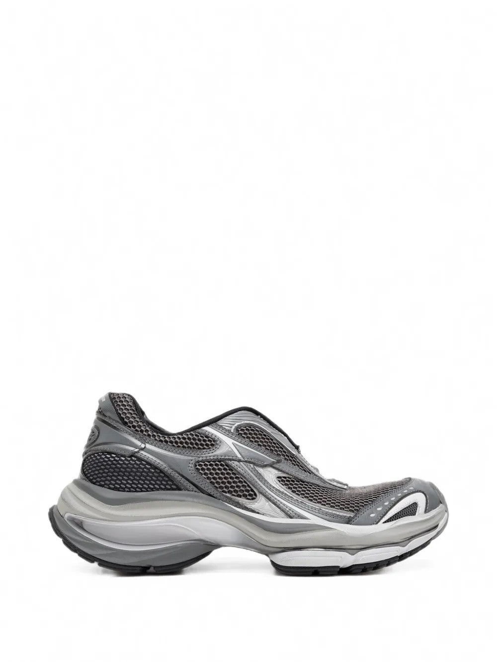 Grey shoes, side view