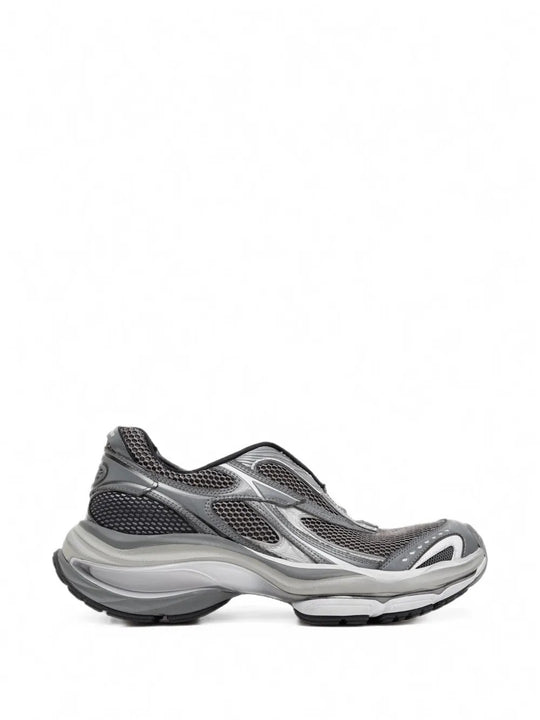 Grey shoes, side view