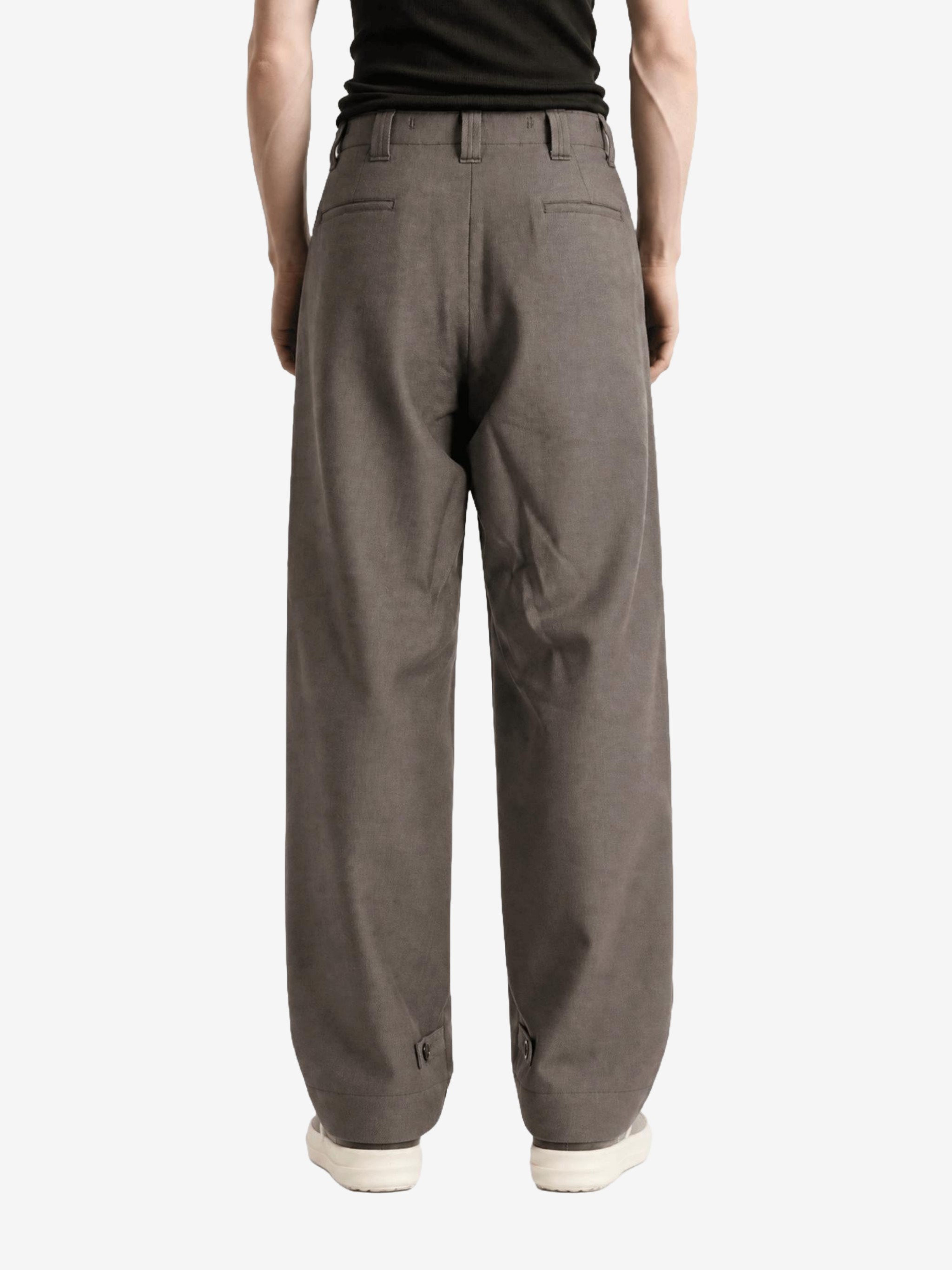 Grey pants, front view
