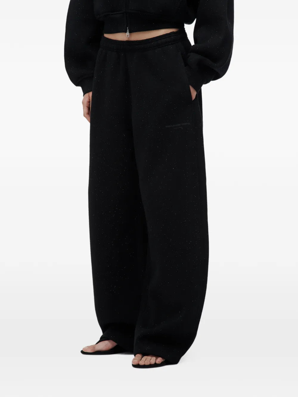 Black pants, full body view
