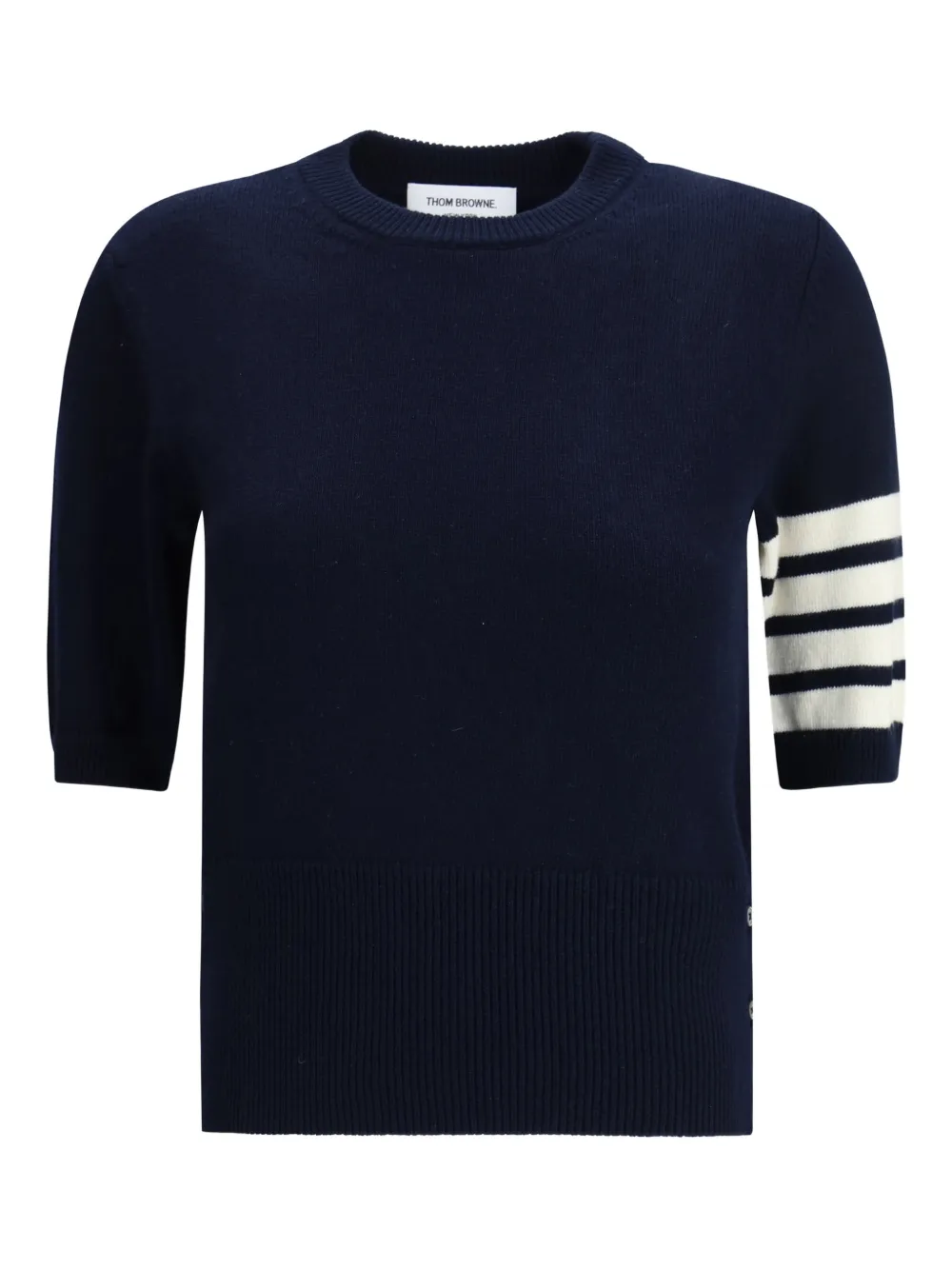 Navy sweater,front view