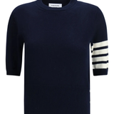 Navy sweater,front view