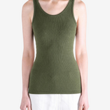 Green top, front view