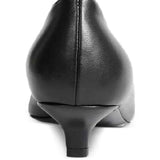 Black heels, back view