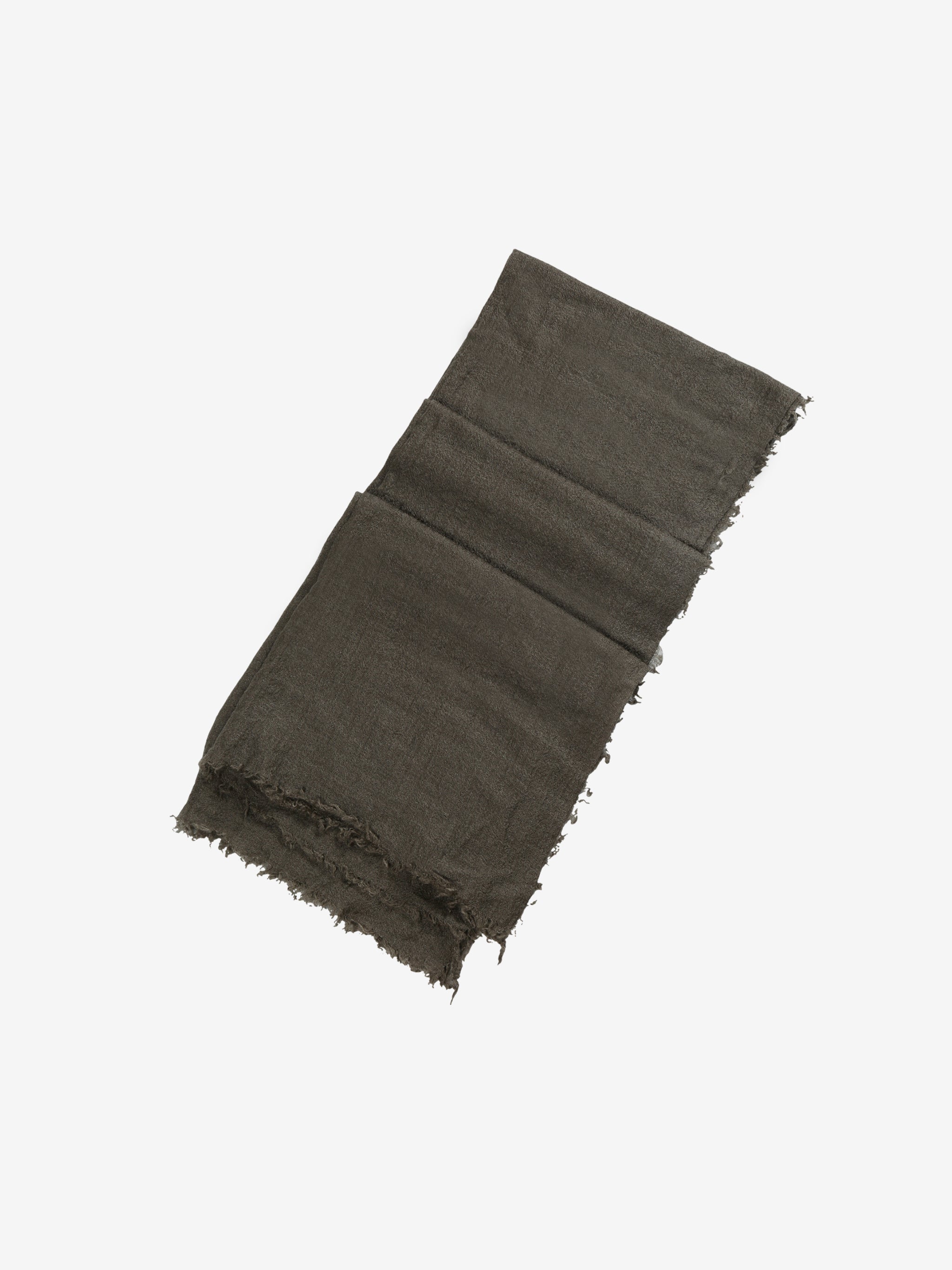 Brown scarf, front view