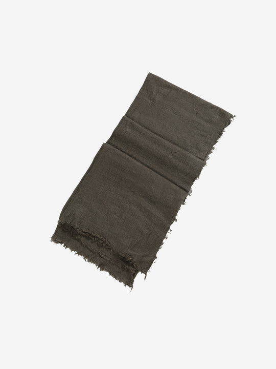 Brown scarf, front view
