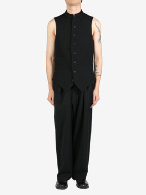 YOHJI YAMAMOTO POUR HOMME - Men A-Stand 8BS Vest