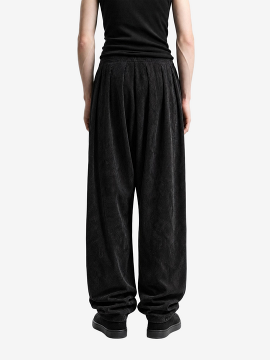 Black pants, full body view