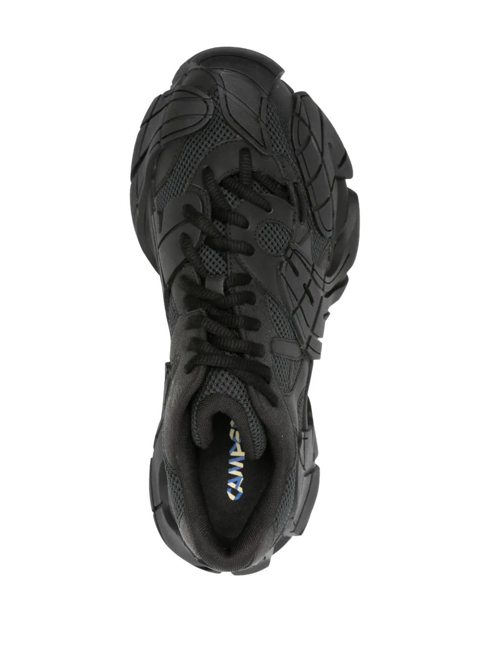 Black shoes, front view