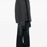 Grey knitwear, full body view