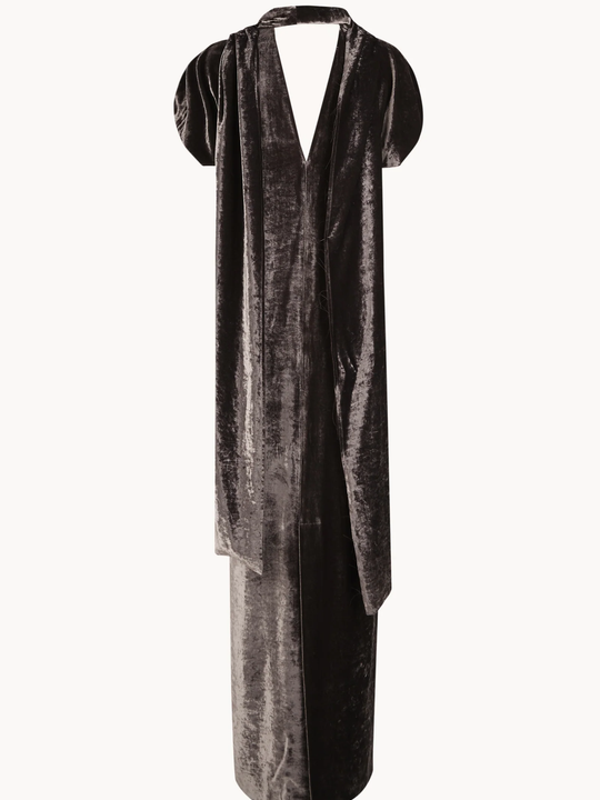 Black dress, front view