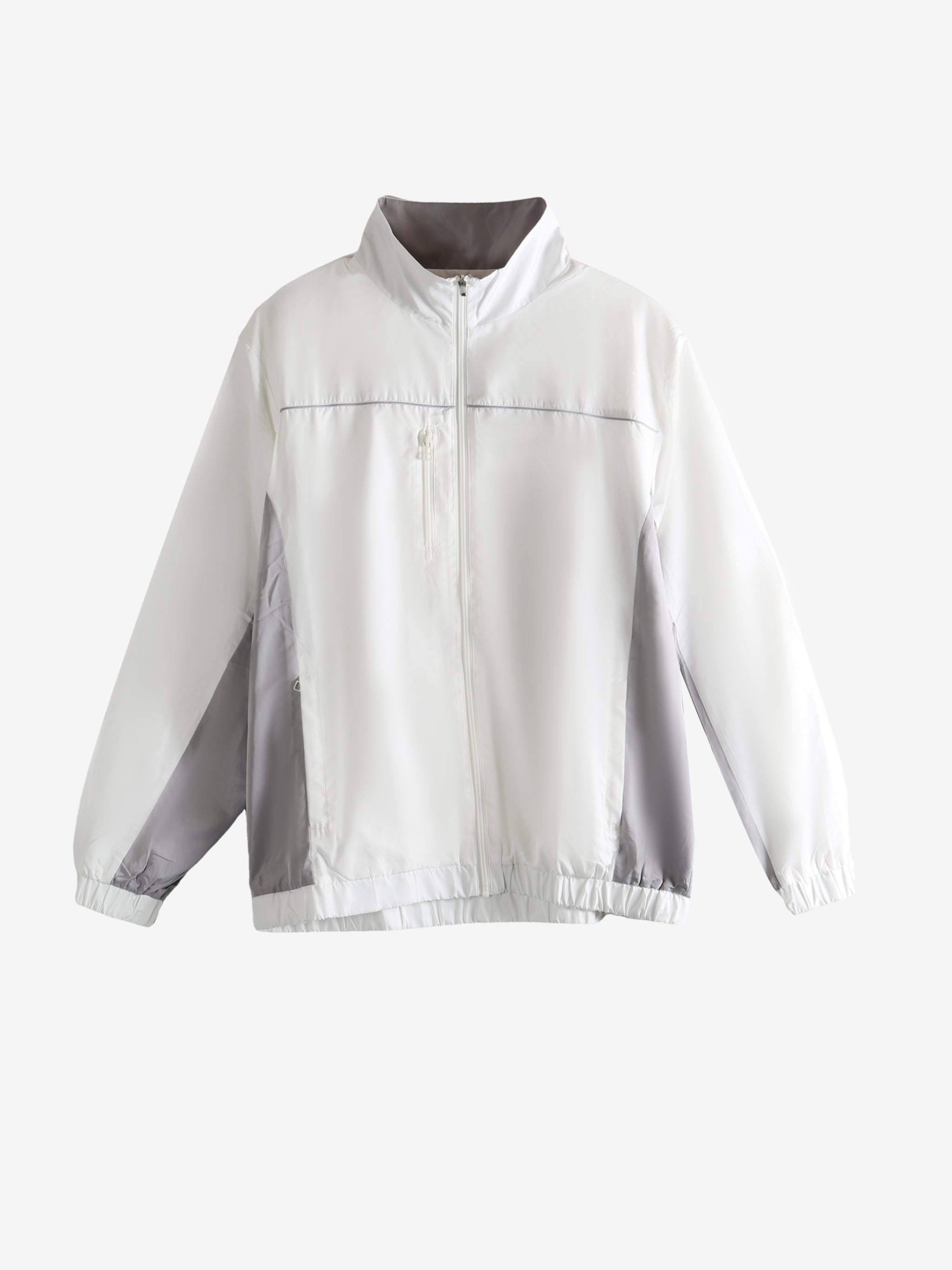 White jacket, front view