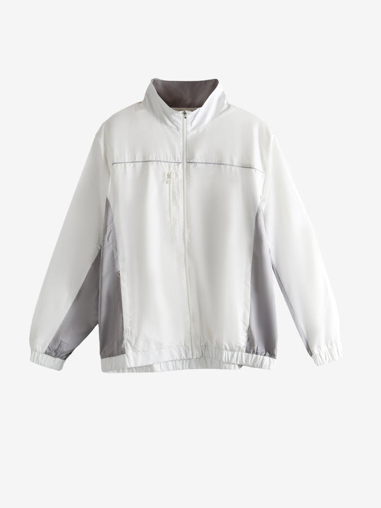 White jacket, front view